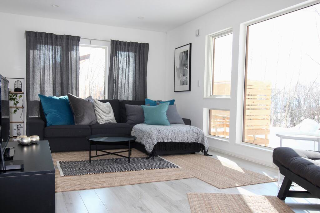 Large, comfy sofa