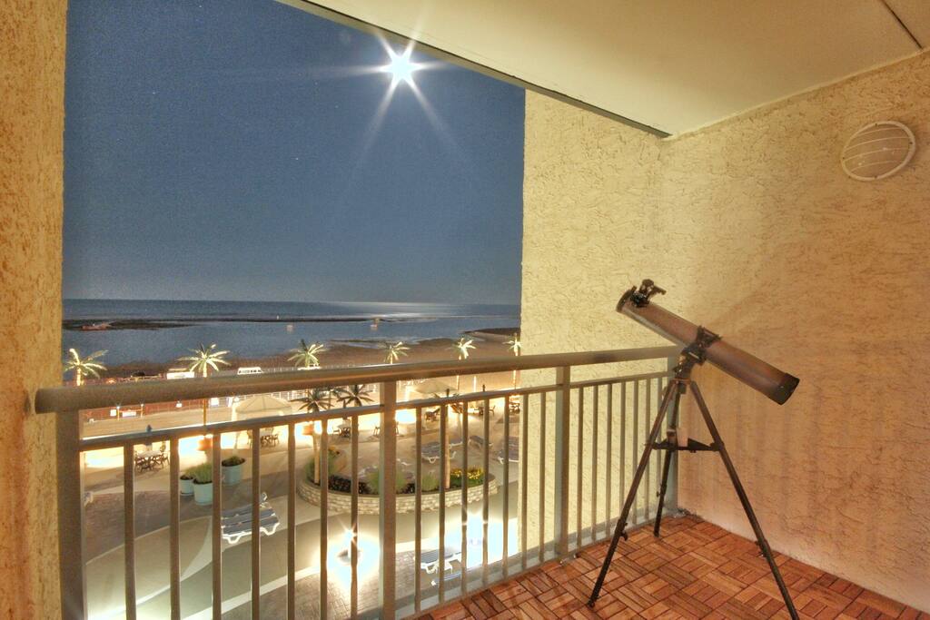 Nightly View from your Private Balcony