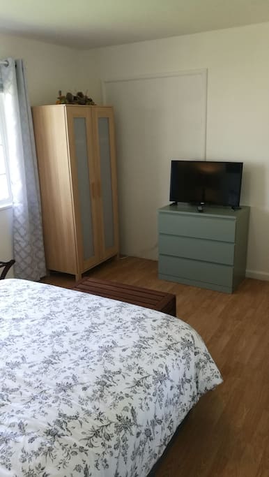 Ample storage and smart TV