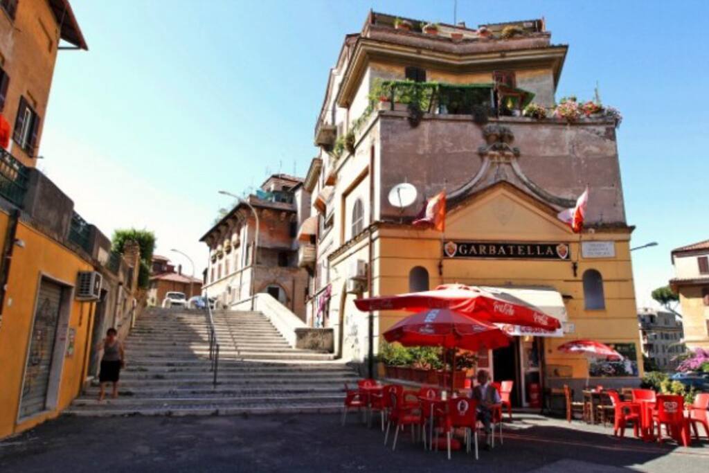 Cesaroni Bar in Historical Garbatella