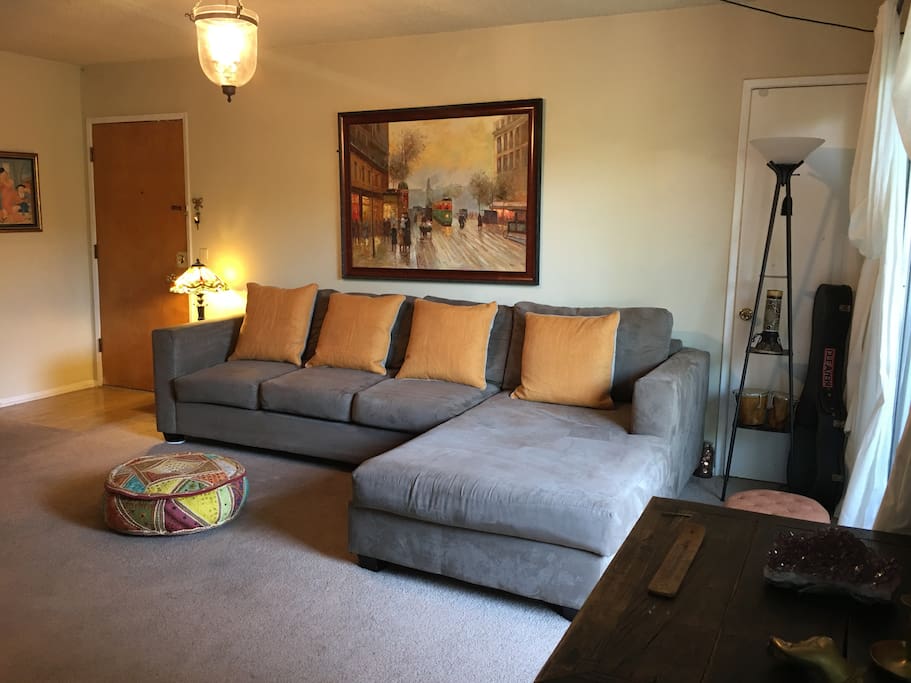 Sitting area in the living room