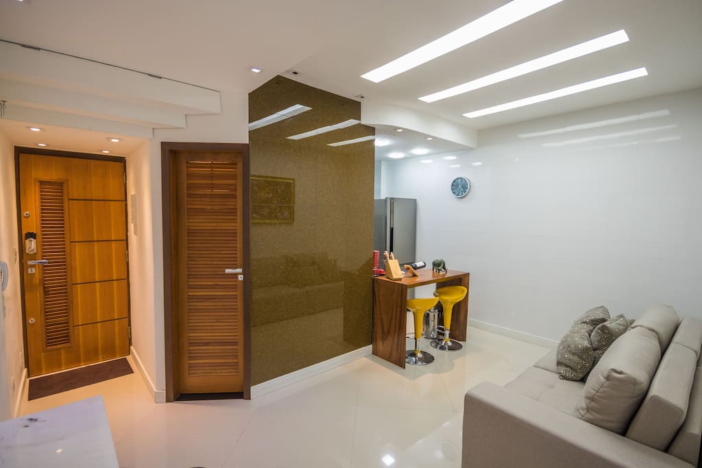 Living Room with Kitchen