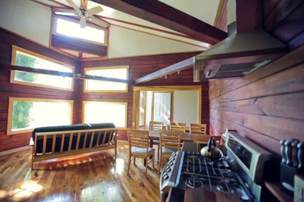 View from kitchen