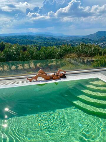 Kalithea-Hills Villa x 8 or 12 (pool & sea view) gallery image 3