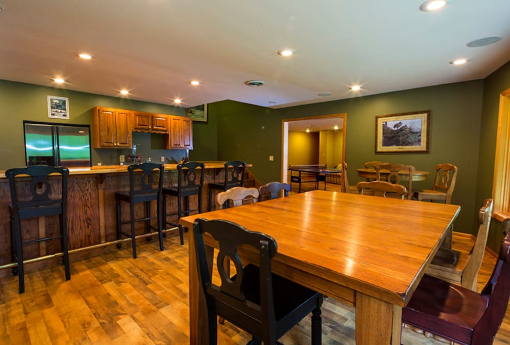first floor bar kitchen