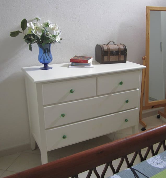il cassettone in camera da letto