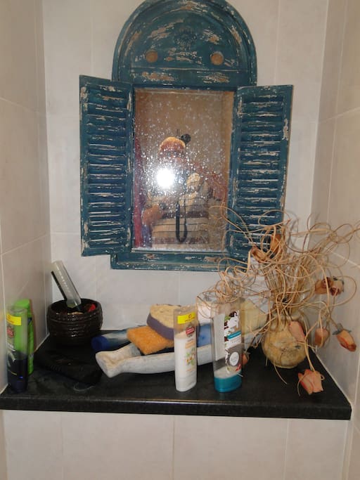Adjacent bathroom