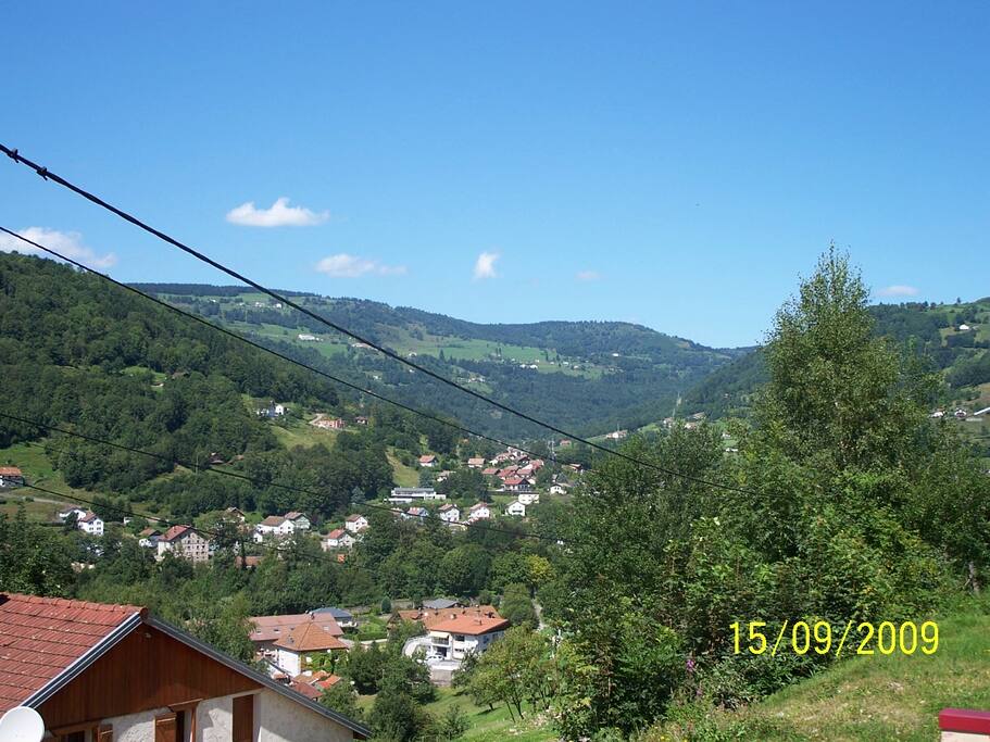 Très belle vue sur la montagne vosgienne