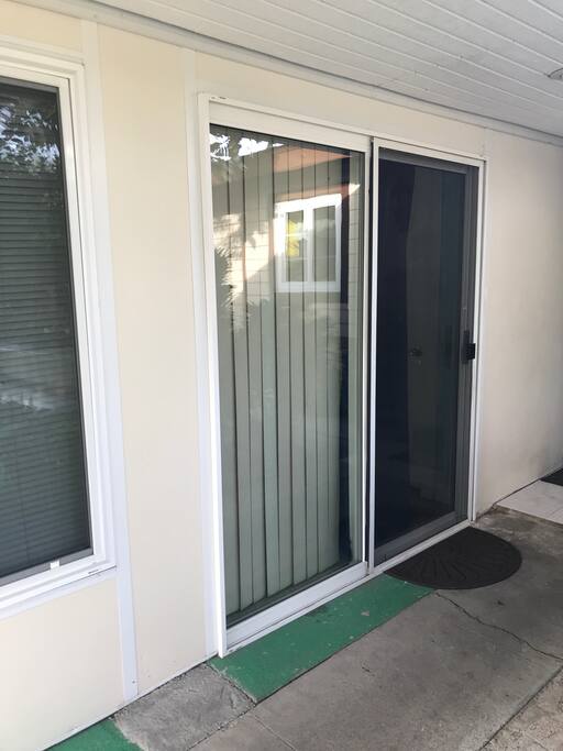 Private door entrance