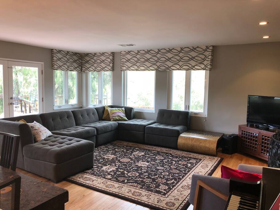 Spacious Living room with a view