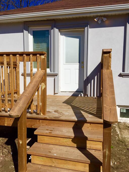 Backyard deck