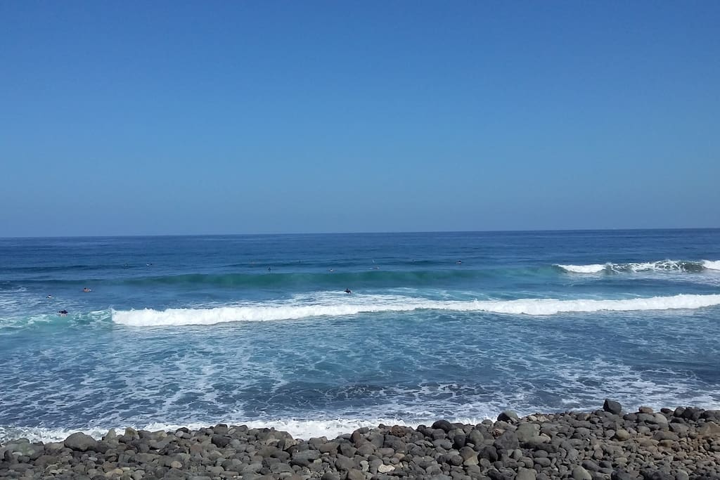 Playa para practicar Sur.