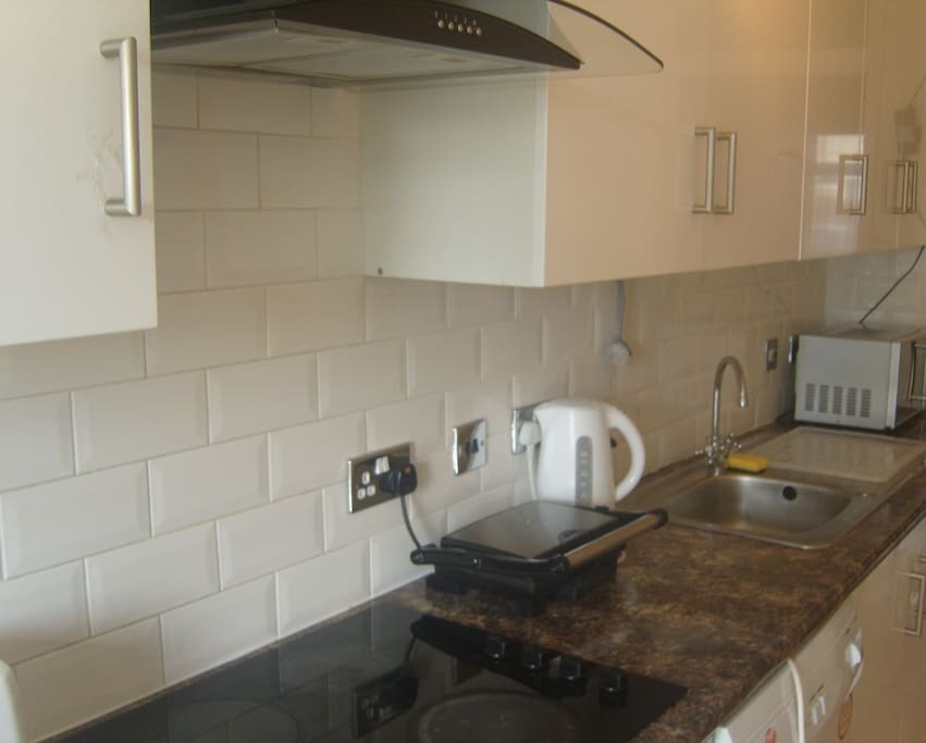 Modern Kitchen, 2 fridges and dishwasher