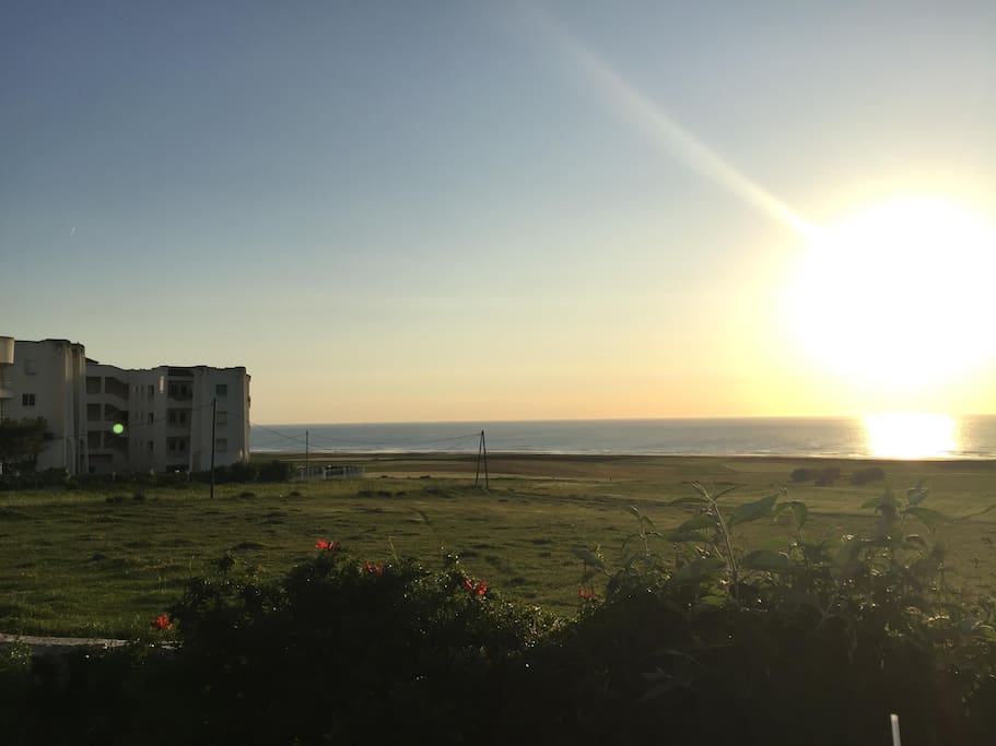 Résidence vue du restaurant à coté