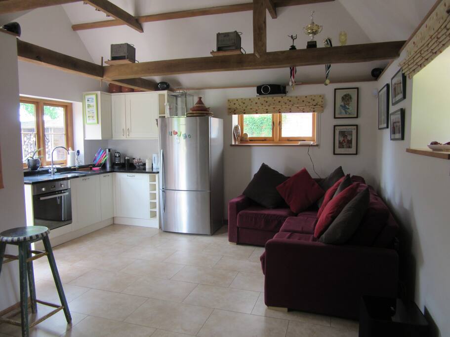Kitchen/Living Area (Sofabed)