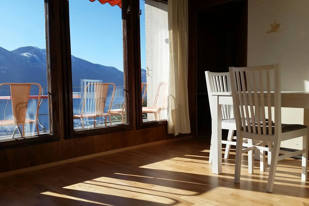 Blick vom Wohnzimmer aus