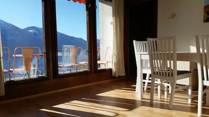 Petite Maison De Vacances Avec Vue Splendide - Minusio