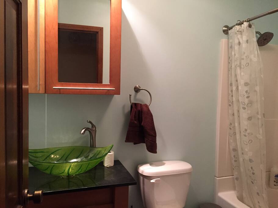 The bathroom