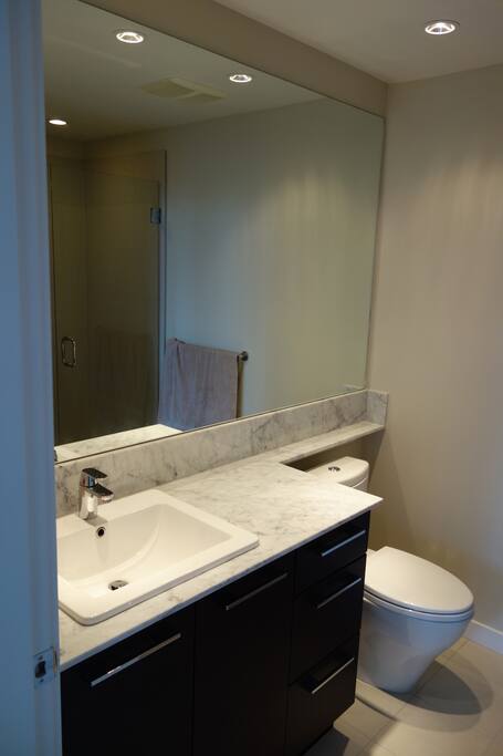 This is the private bathroom.