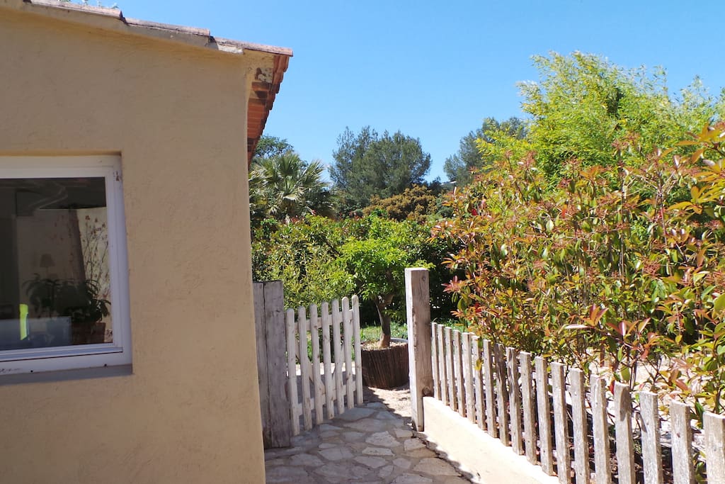 Vue de la maisonnette