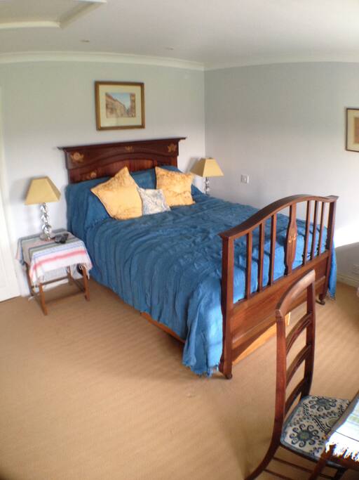 This bed used to belong to Jimmy Page of Led Zeplin!