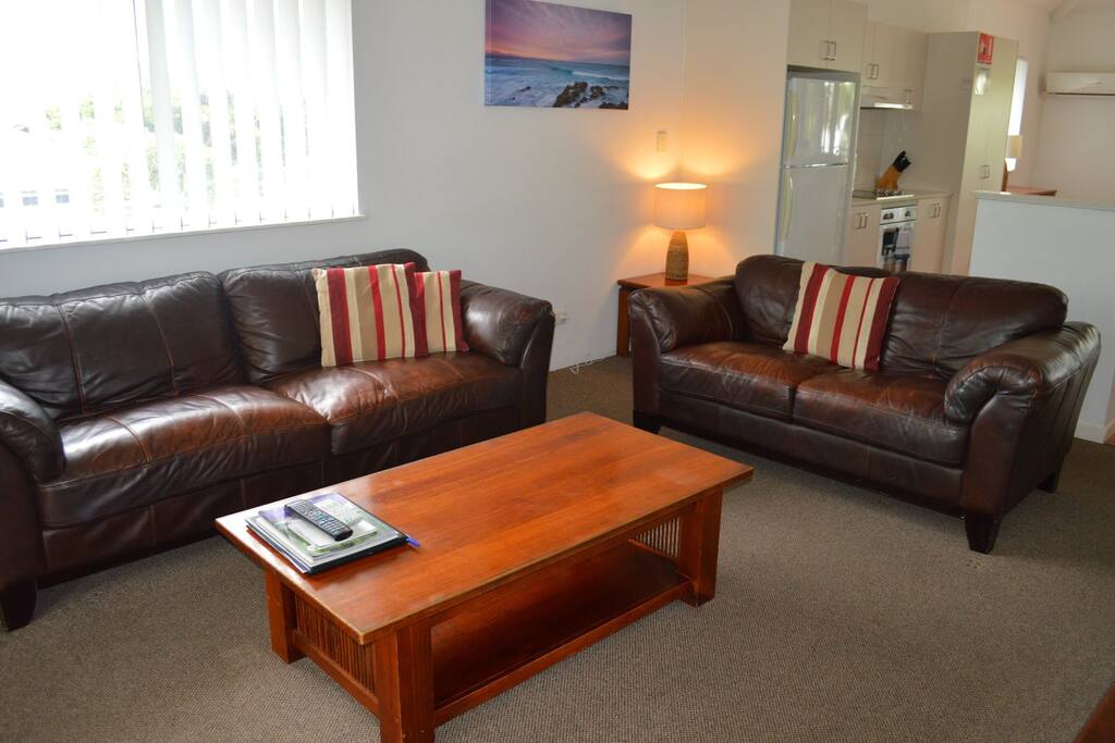 1 Bedroom Apartment Lounge room.
