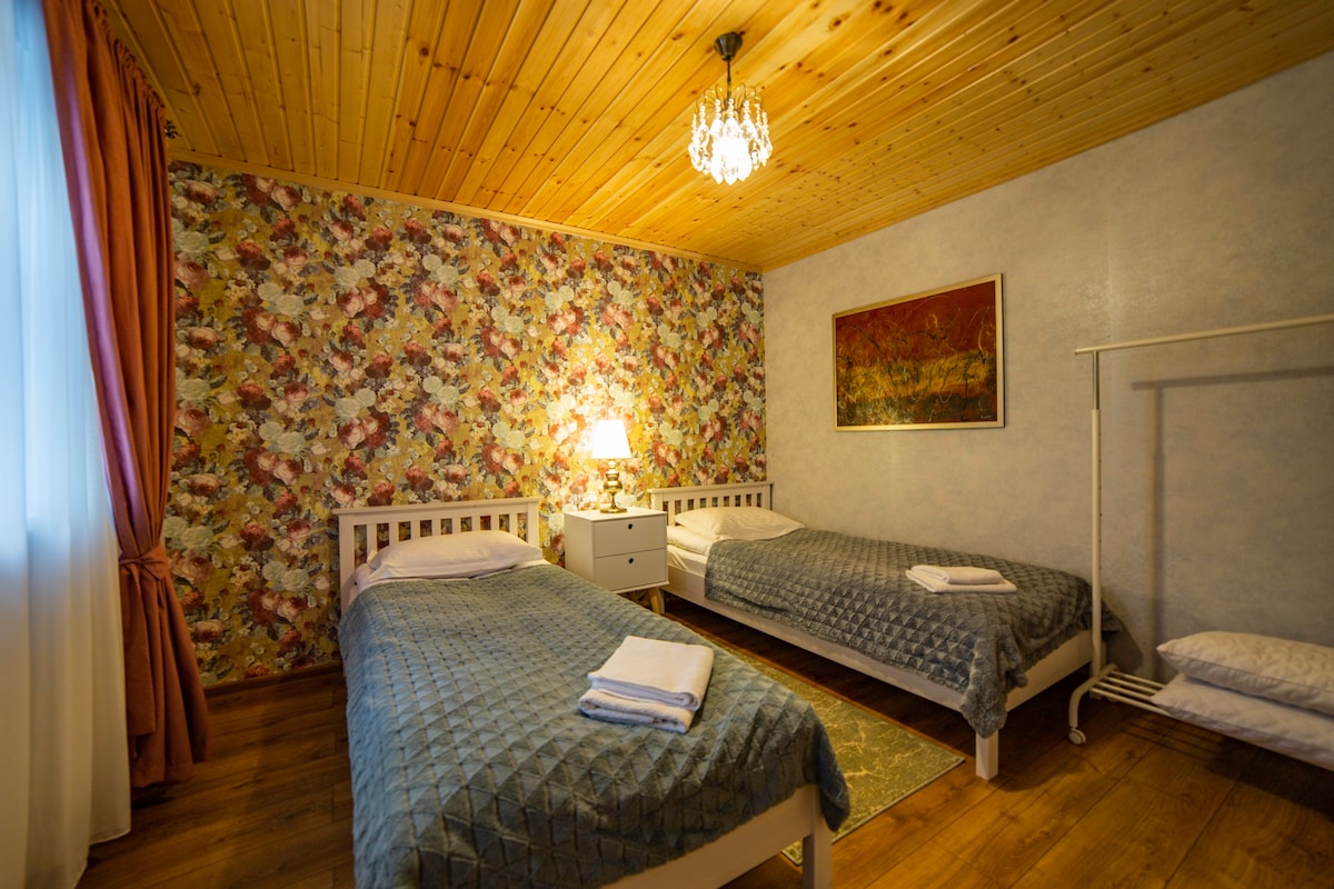 Chambre avec lits jumeaux