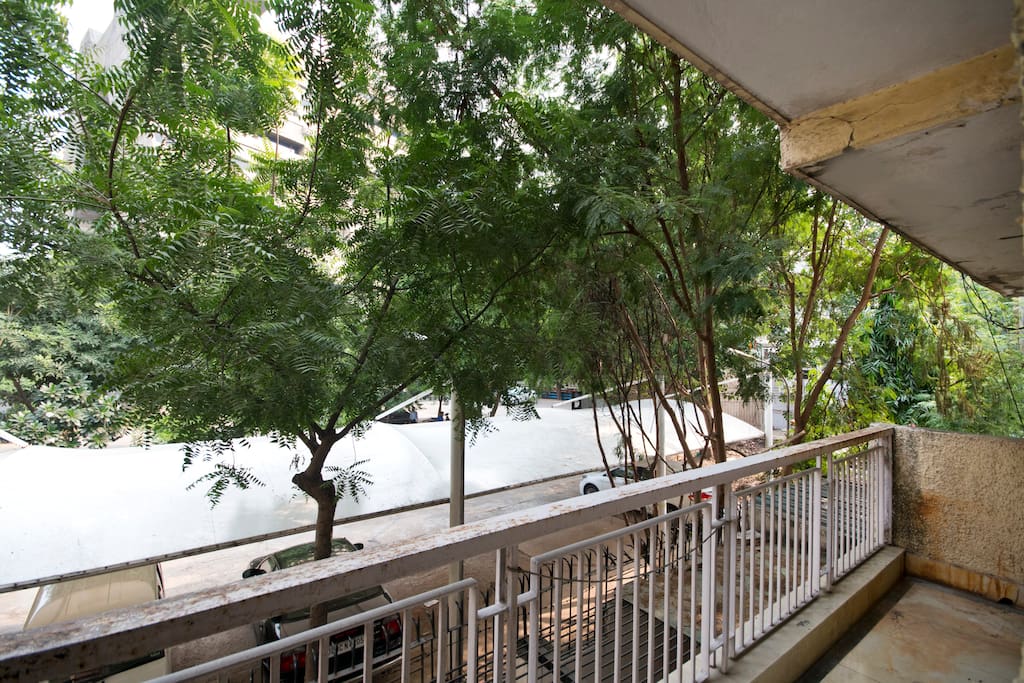 Your balcony facing the beautiful Ashoka trees
