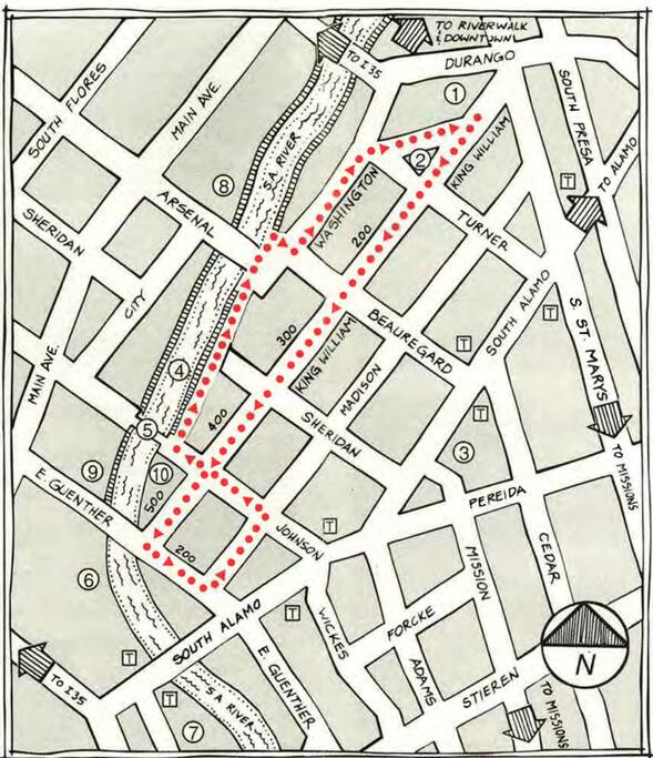 As part of your stay enjoy a self guided King William walking tour!