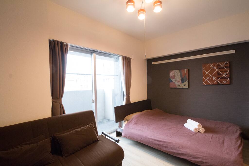 Very comfortable sofa and bed