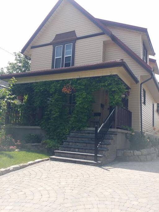 View of house from street.
