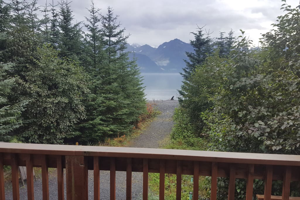 Looking towards bay