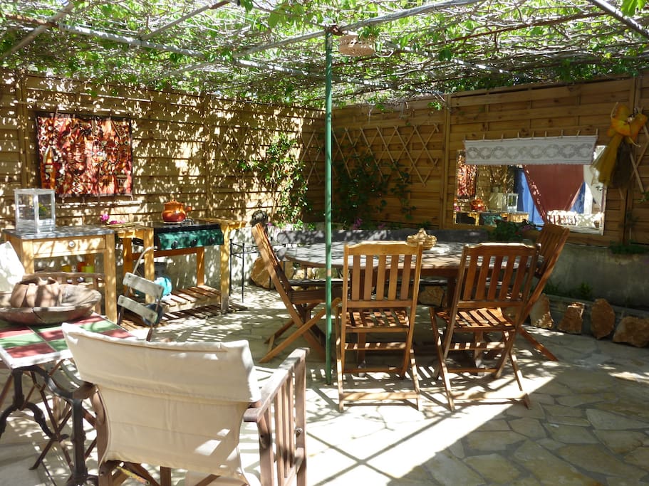 Agréable terrasse