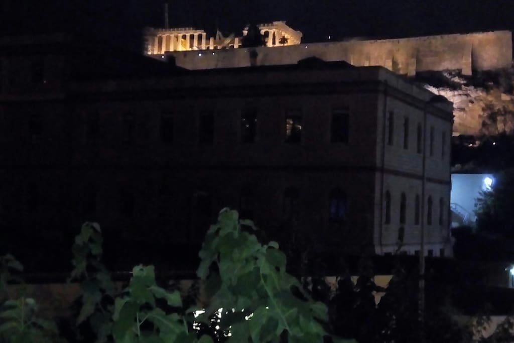 Acropolis view from the balcony