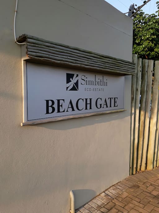 Downhill walk to Beach Gate (short distance from Thompson's Bay)