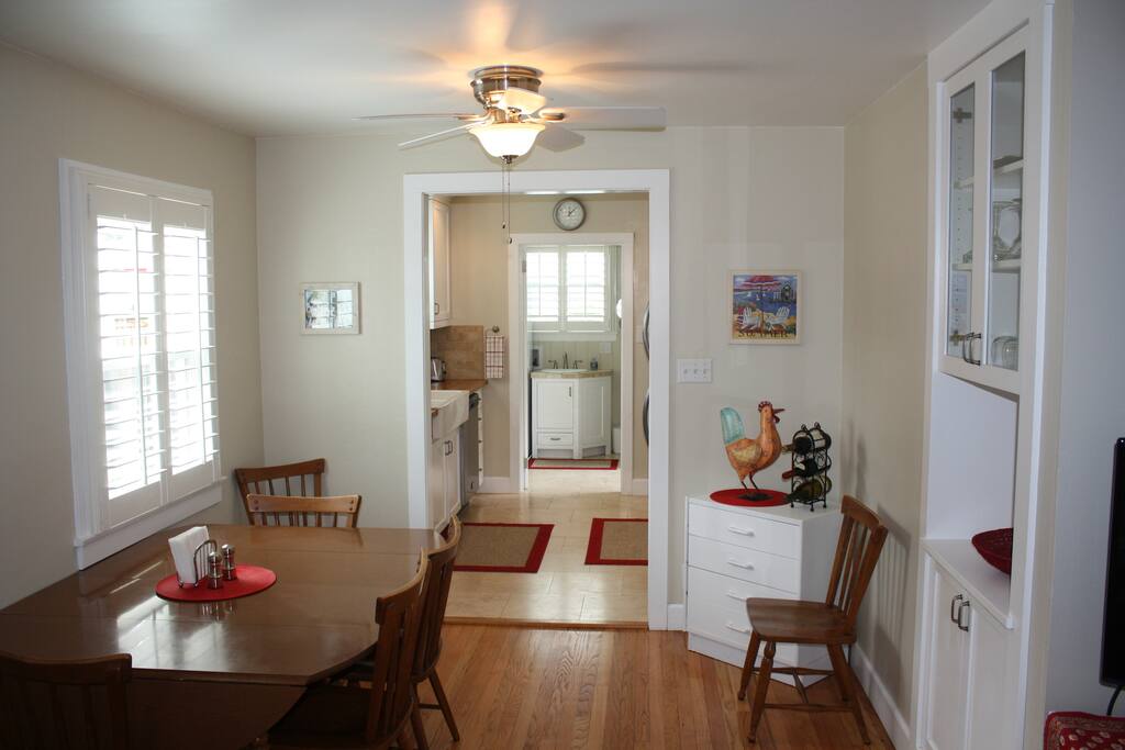 Dining room next to the kitchen