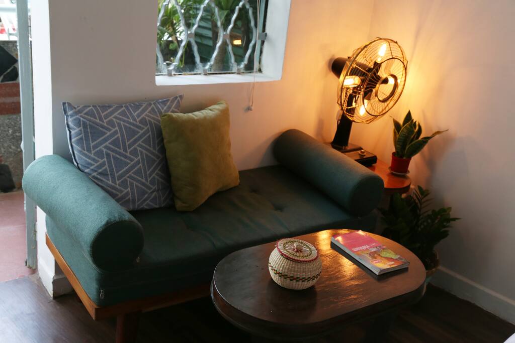 nice couch to enjoy coffee