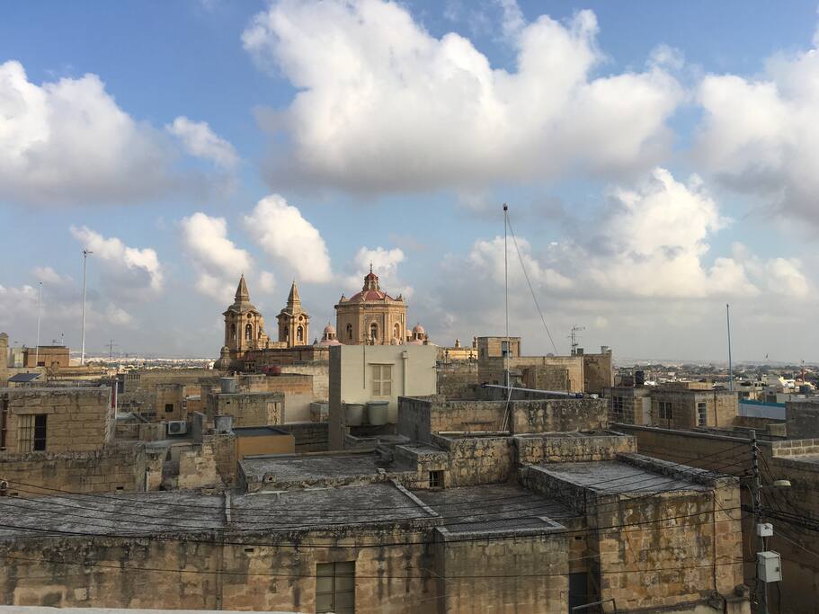 This is the view of the village which you can see from all the sorrounding galleries of the apartment