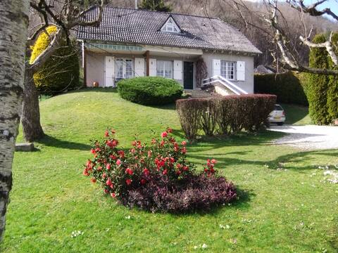 functional house in attractive village