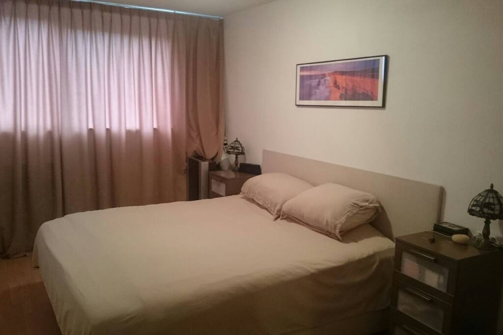 Master bedroom, King size bed