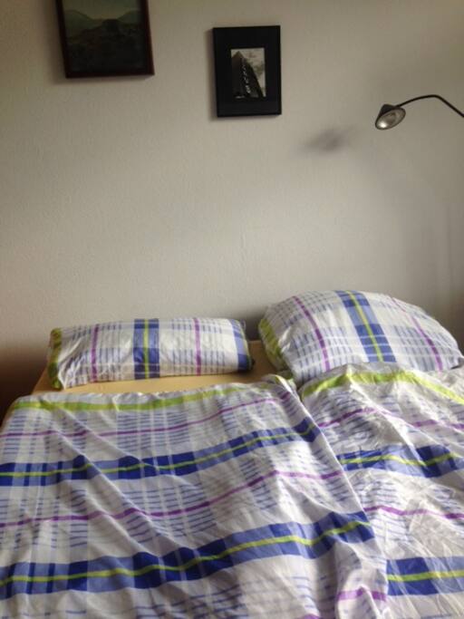 Schlafzimmer mit Doppelbett