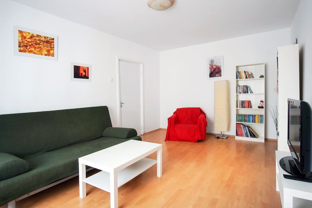 Living room, bedroom