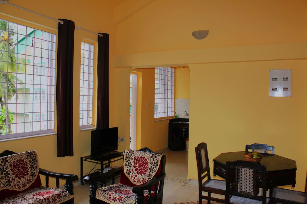 Living and dining area
