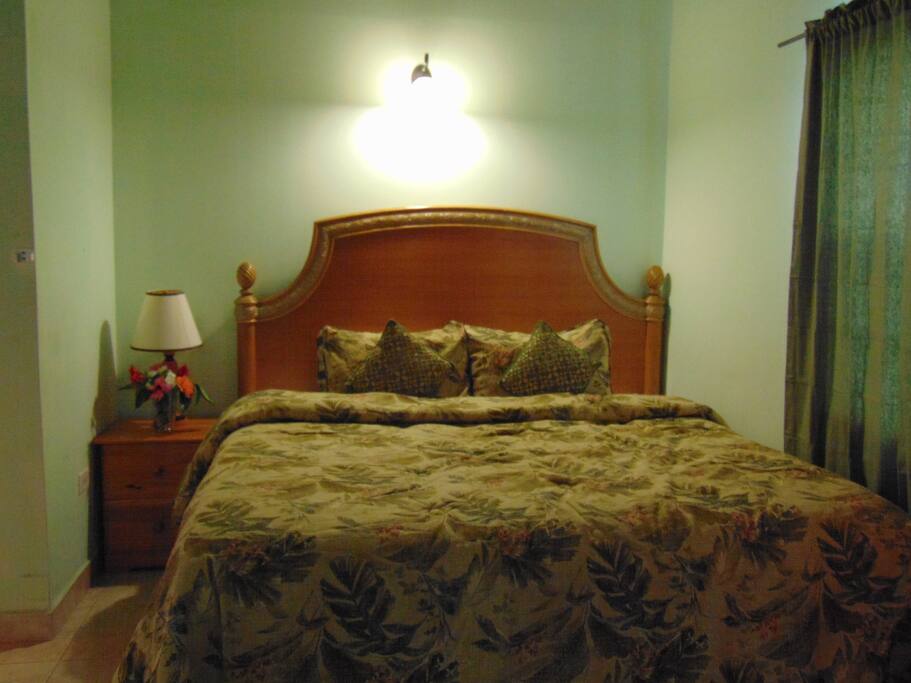 King bed in OceanView room