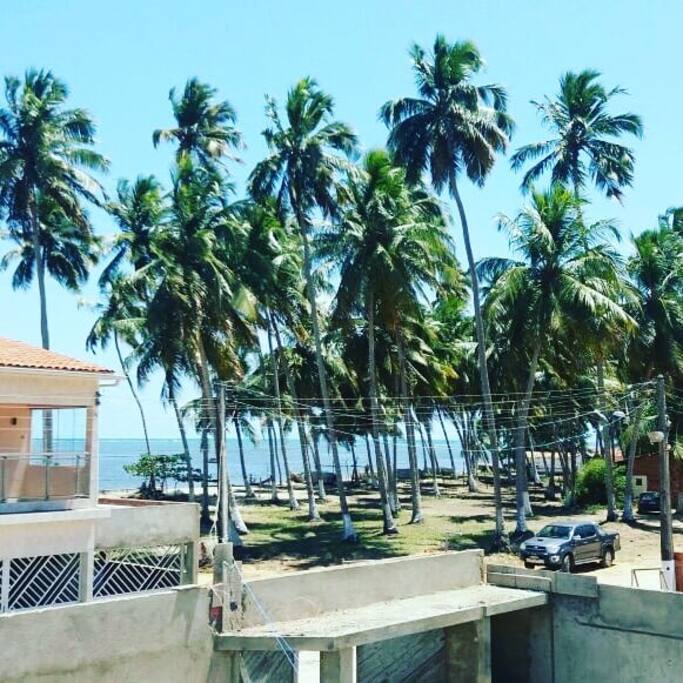 vista do primeiro andar enfrente as suites