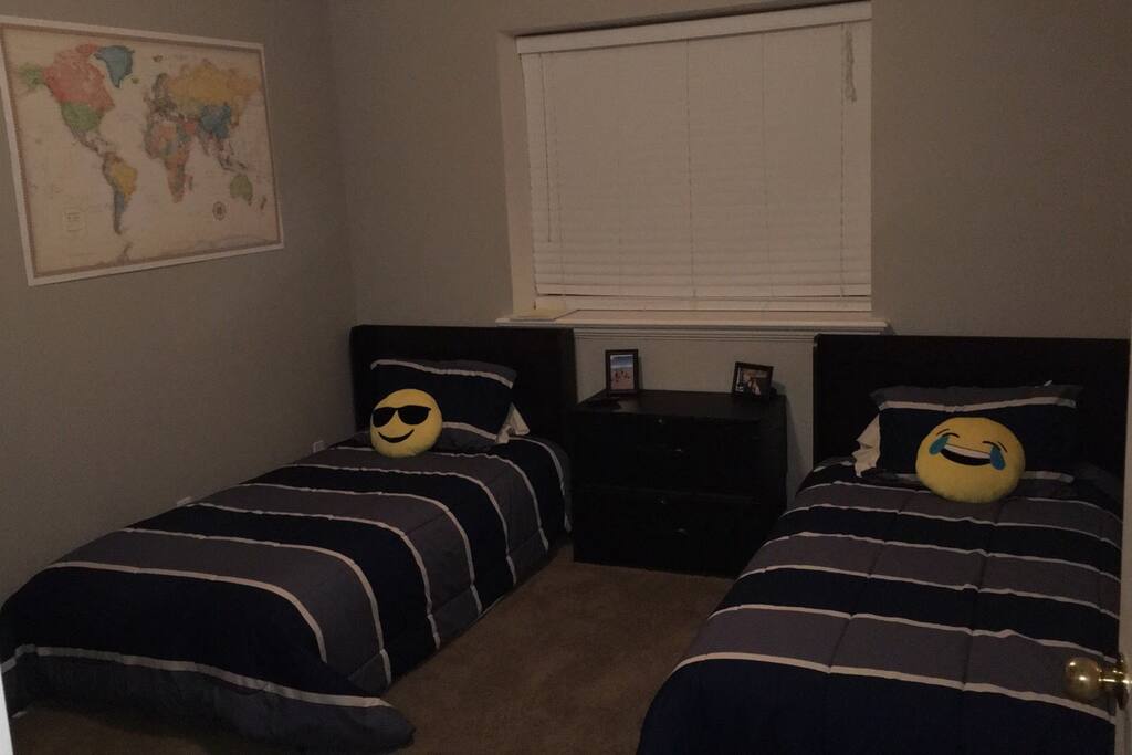 Bedroom 2 - Sleeps 2 (2 Twin) + TV in room