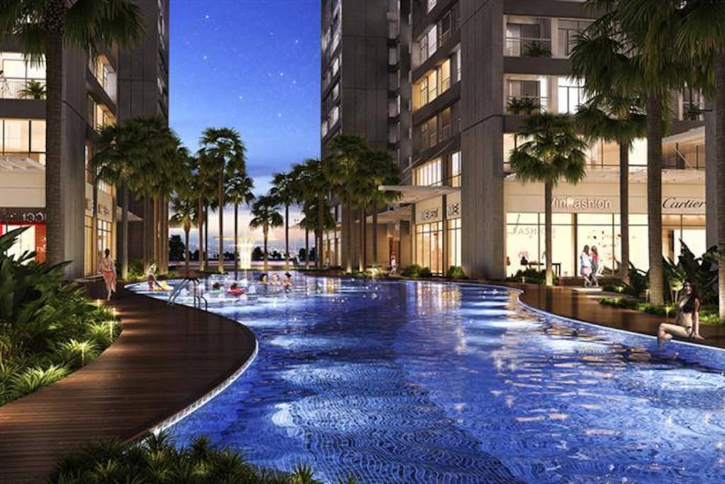 Swimming pool at ground floor
