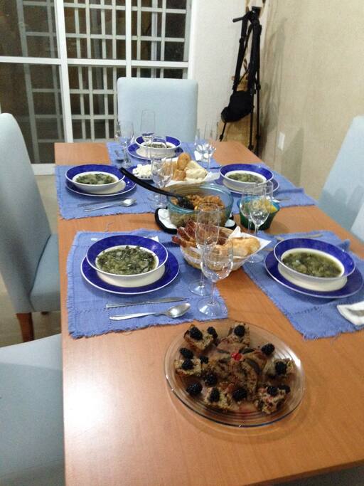 Otra vista del comedor.