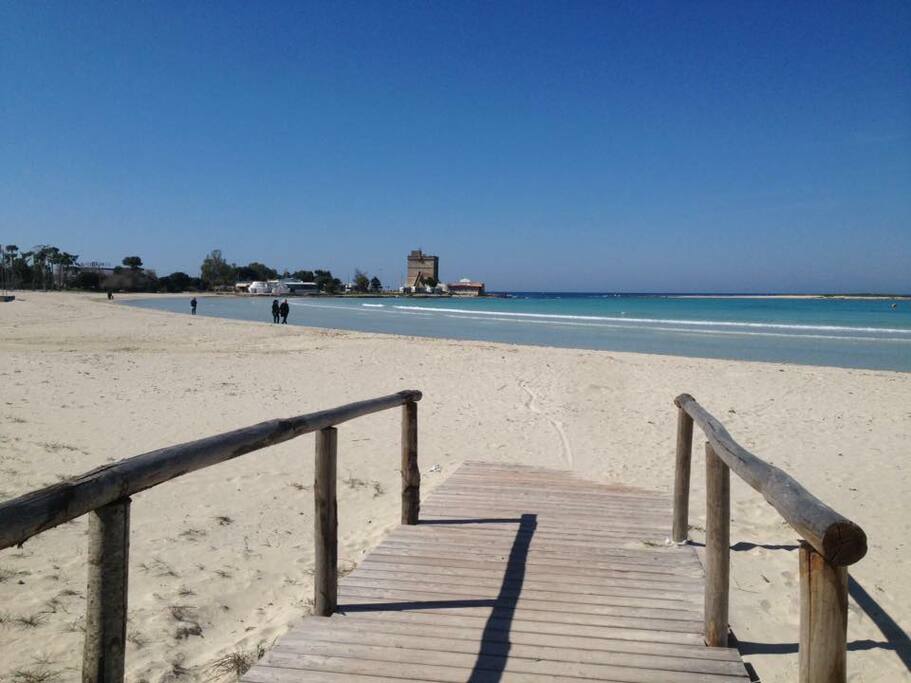 Public beach entrance