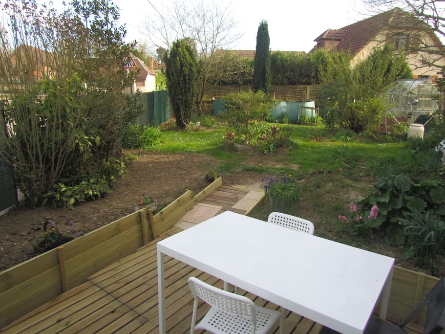 terrasse et jardin privatifs